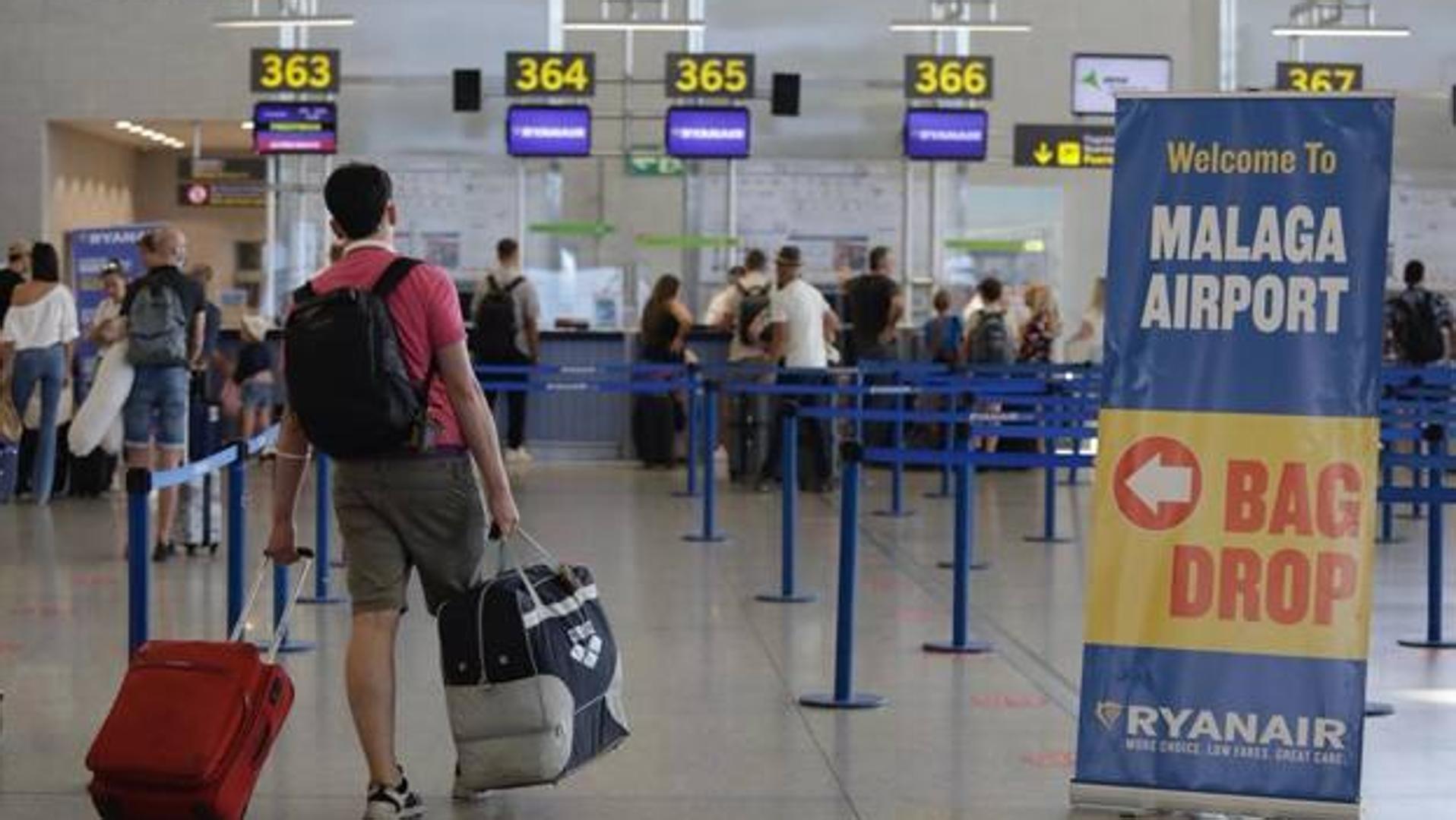 Why is Malaga Airport is known by the international code AGP? Sur in English
